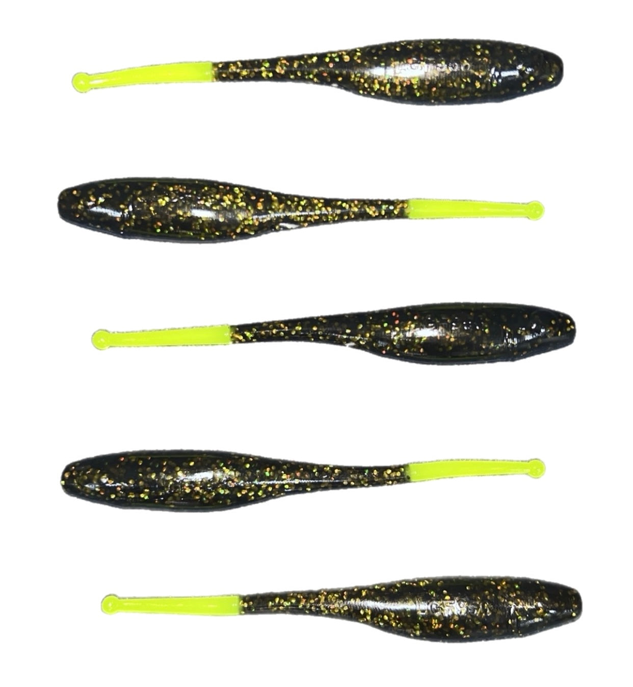 Ganchado Lures by LGF956 5.25” 'Laguna Shad' 5 Pack - Bandito