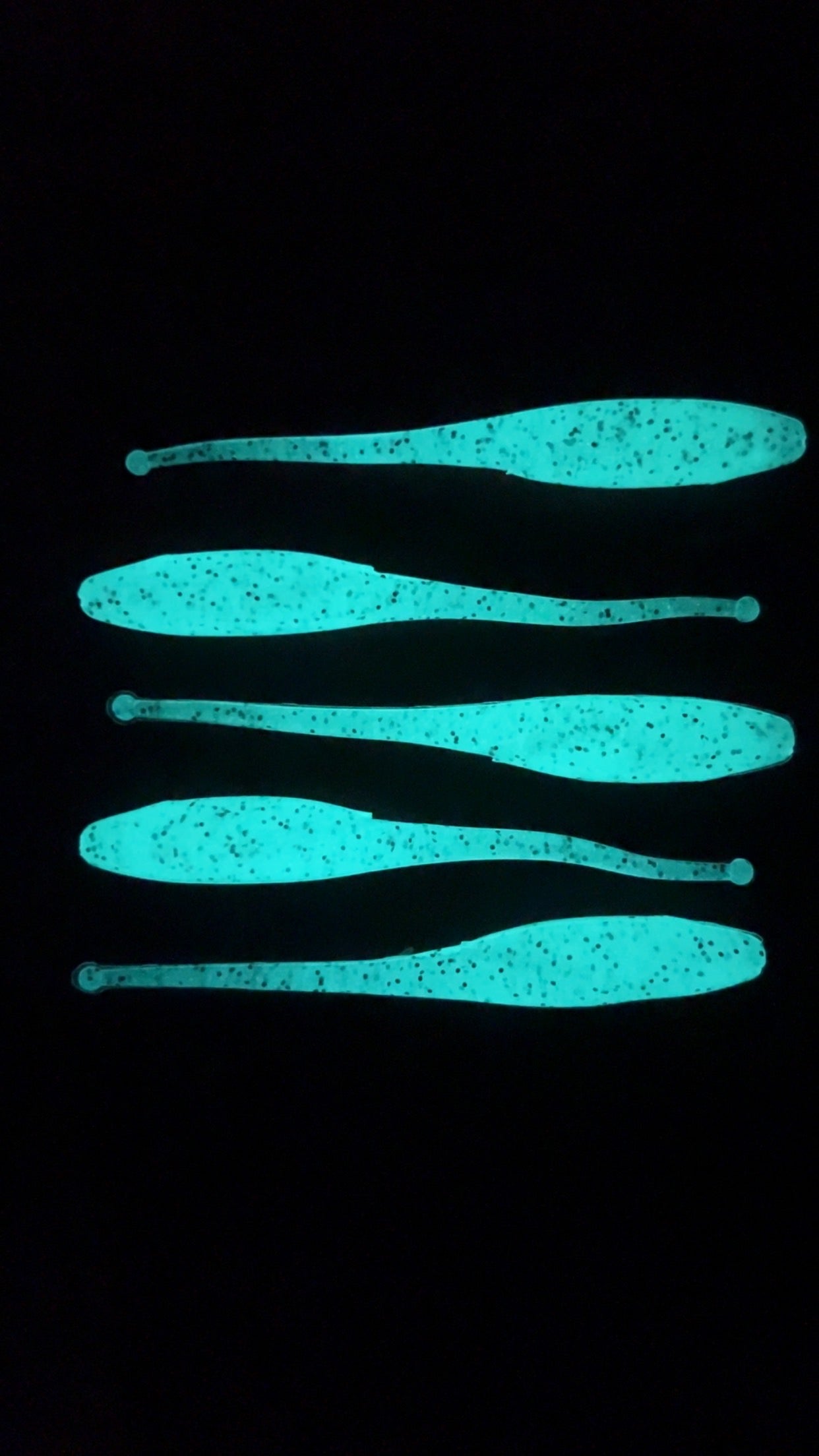 Ganchado Lures by LGF956 5.25” Luz del Golfo 'Laguna Shad' 5 Pack