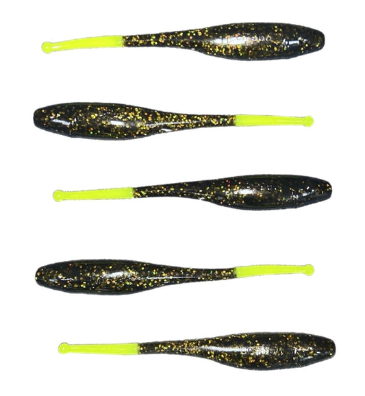 Ganchado Lures by LGF956 5.25” 'Laguna Shad' 5 Pack - Bandito