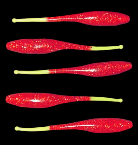 Ganchado Lures by LGF956 5.25” 'Laguna Shad' 5 Pack - RGV Rattler