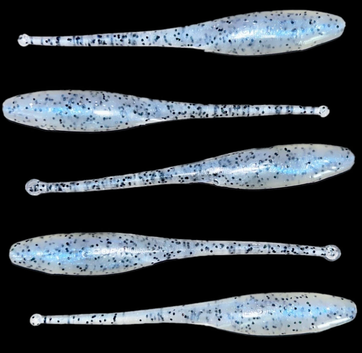 Ganchado Lures by LGF956 5.25” Luz del Golfo  'Laguna Shad' 5 Pack